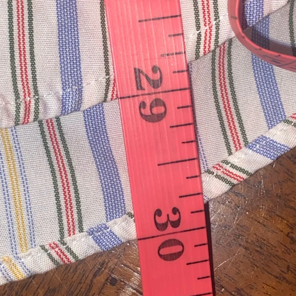 Vintage 90s J. Crew Stripe Button Down Shirt, sz 16-35